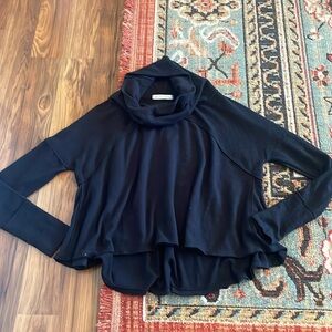 We The Free black cowl light weight sweater